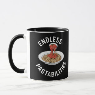 Endlose Pastabilities Funny Pasta Spaghetti Lover Tasse