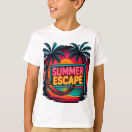 Endlose Sommerpause - Retro Sunset Adventure T-Shirt