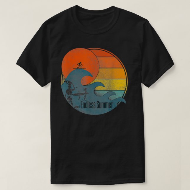Endlose Sommerwelle T-Shirt (Design vorne)