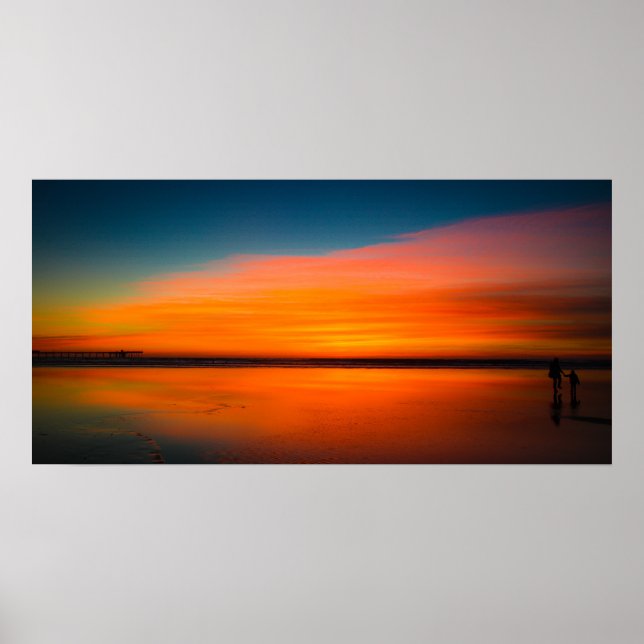 Endlose Sonnenuntergänge zusammen Poster (Vorne)