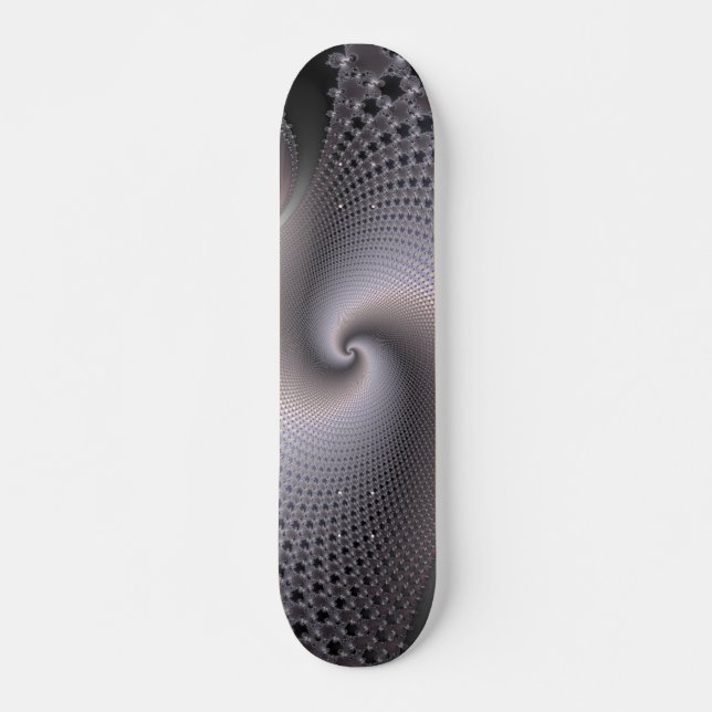 Endlose Spiralen - Fraktal Art Skateboard (Vorne)
