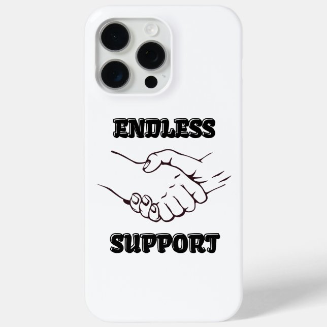 Endlose Unterstützung - Handshake-Symbol von Unity Case-Mate iPhone Hülle (Rückseite)