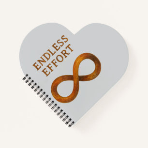 Endloser Aufwand: Der Power der Beharrlichkeit Notizbuch