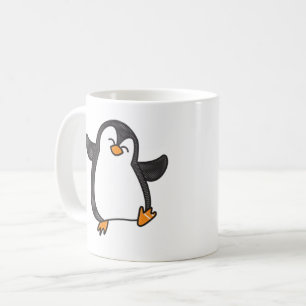 endloser Pinguin Kaffeetasse