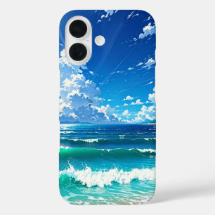 Endloser Sommer Ozean Horizont iPhone 16 Hülle
