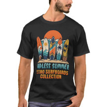 Endloser Sommer Retro-Surfboards Strand