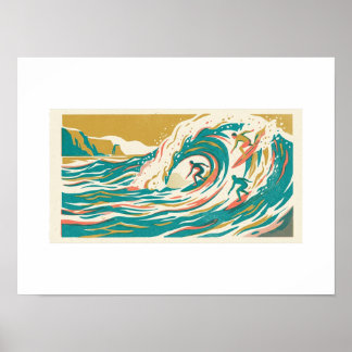 Endloser Sommer Risograph Poster