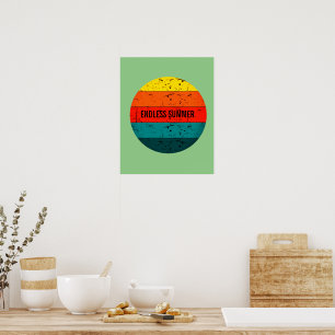 Endloser Sommer , Werteplakat (Matte) Poster