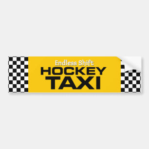 Endloses SchiebeHockey-Taxi Autoaufkleber
