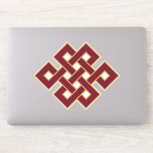 Endlosknoten Buddhistisches Symbol Aufkleber