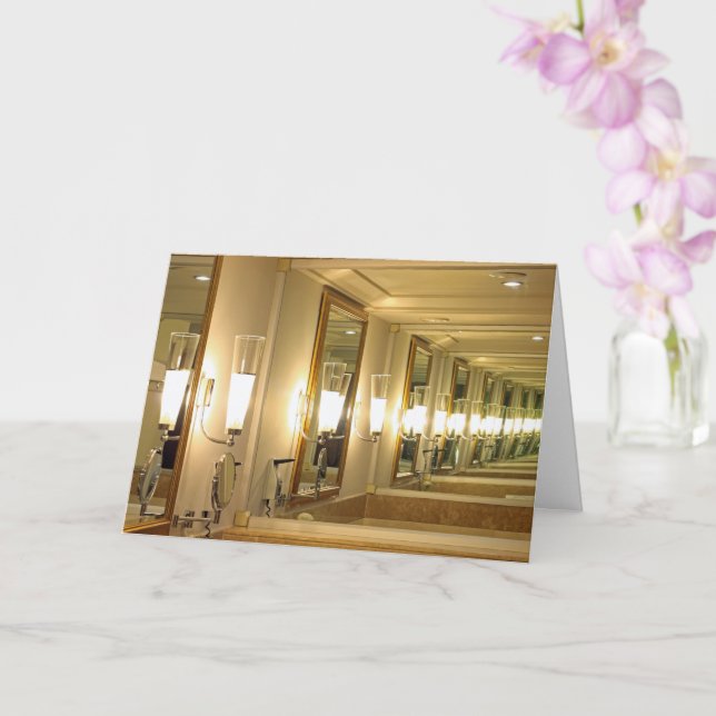 Endlosspiegel Karte (Orchidee)