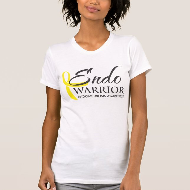 Endo Krieger - Endometriosis-Bewusstsein T-Shirt (Vorderseite)
