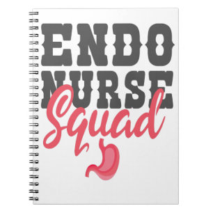 Endo Nurse Squad Funny Nursing Student Geschenk Notizblock