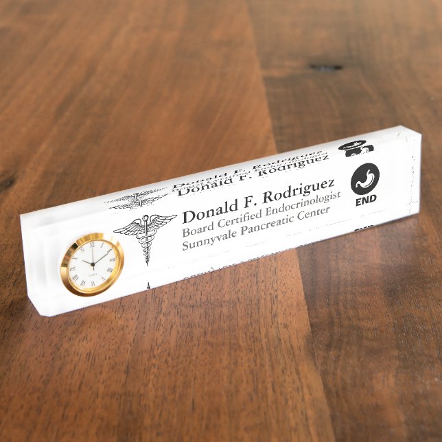 Endocrinologist und pankreatische namensplakette (Seite)