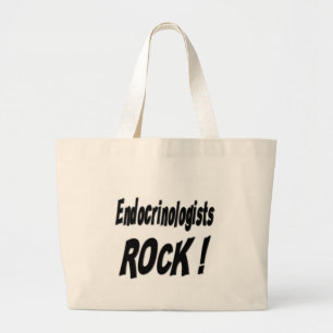 Endocrinologists-Felsen! Taschen-Tasche Jumbo Stoffbeutel