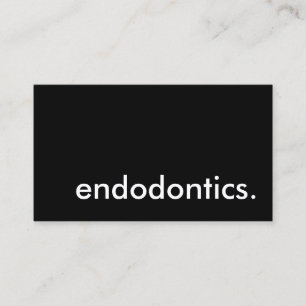 Endodontie. Visitenkarte