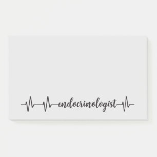 Endokrinologe Endokrinologie Post-it Klebezettel