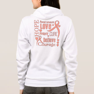 Endometrial Krebs-Hoffnung fasst Collage ab Hoodie