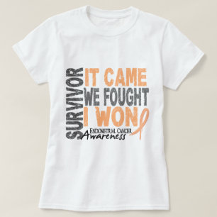 Endometrial Krebs-Überlebender, den es wir kam, T-Shirt