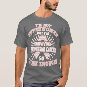 Endometriales Krebsbewusstsein ist keine Superfrau T-Shirt
