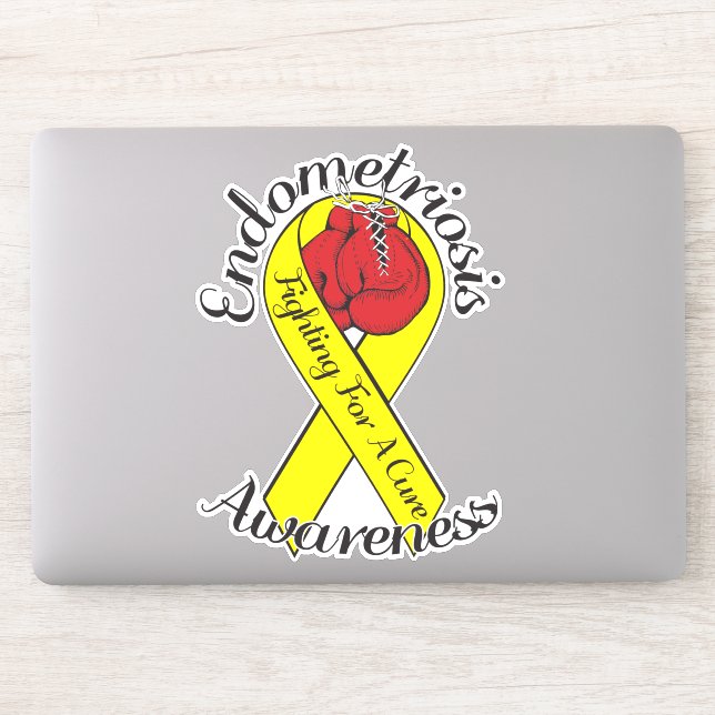 ENDOMETRIOSE AWARENESS Cut Vinyl Sticker (Computer)