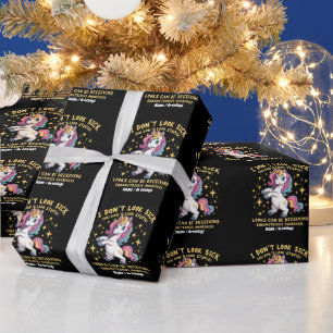 Endometriose-Bewusstsein Starker Einhorn-Krieger Geschenkpapier