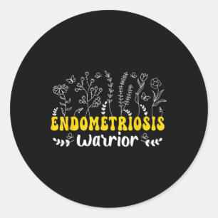 Endometriose Endometriose Endo Awar Runder Aufkleber