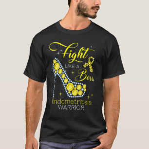 Endometriose Krieger 2022 kämpft wie ein Boss High T-Shirt