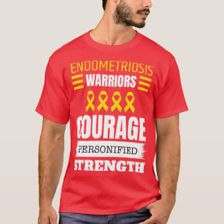 Endometriose-Krieger mutigen mit personifizierter  T-Shirt