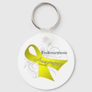 Endometriosis-Bewusstseins-Band Schlüsselanhänger