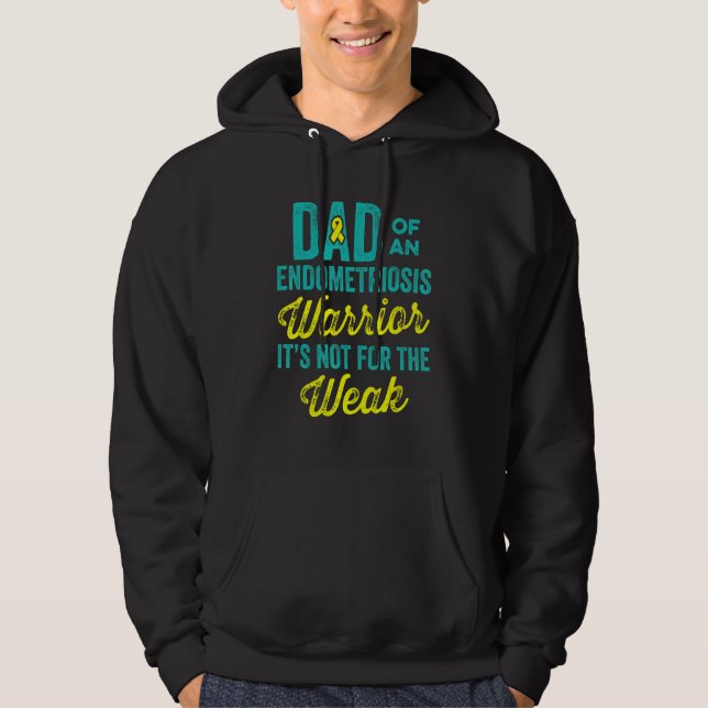Endometriosis Endo Survivor Dad Warrior 1 Hoodie (Vorderseite)