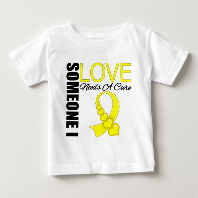 Endometriosis jemand i-Liebe benötigt eine Heilung Baby T-shirt (Vorderseite)