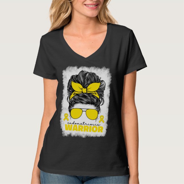 Endometriosis Warrior For Women Mom Endometriosis  T-Shirt (Vorderseite)
