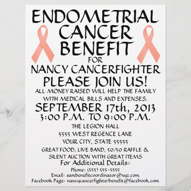 Endometriumkarzinom-Nutzen-Flyer Flyer (Vorne)
