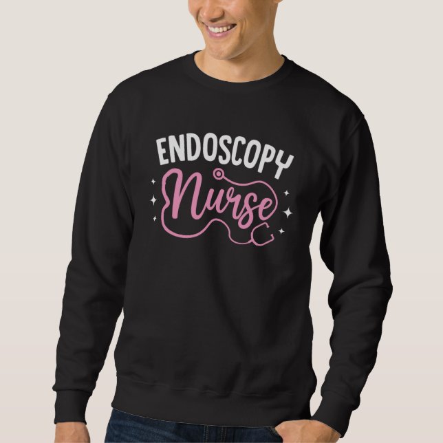 Endos Nurse Stethoscope Nurse Student Graduate Lov Sweatshirt (Vorderseite)