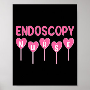 Endoskopie-Krankenschwester liebt Kaugummi Valenti Poster