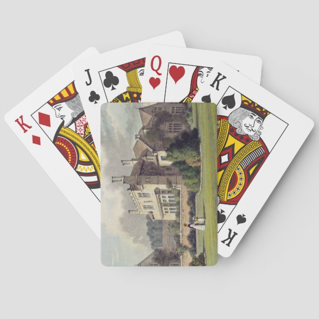 Endsleigh, von Ackermanns "Behälter von Künsten", Spielkarten (Rückseite)