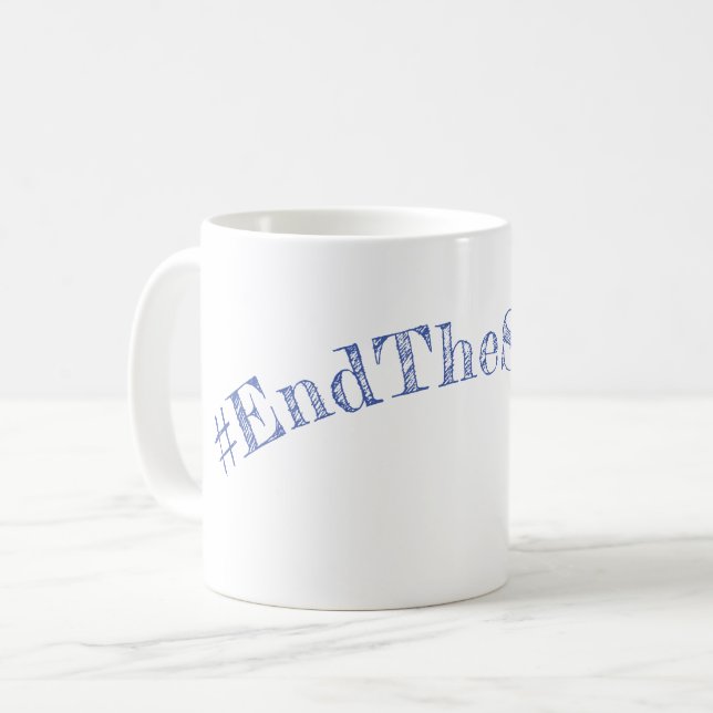 #EndTheStigma Korman Productions YouTube Channel Kaffeetasse (Vorderseite Links)