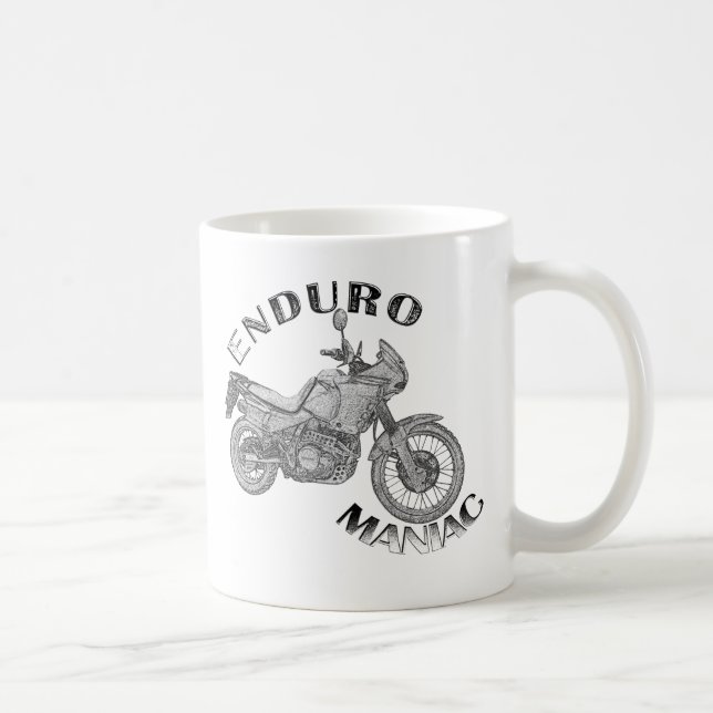 Enduro Maniac - Radfahrer Tasse (Rechts)