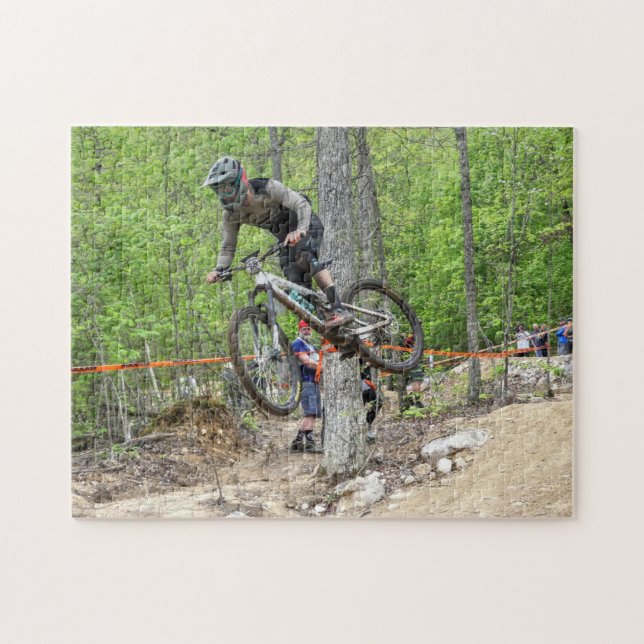 Enduro Mountain Bike Race Puzzle (Horizontal)