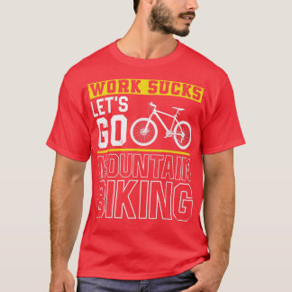 Enduro-MTB-Mountainbike-Fahren bergab Vintage-W T-Shirt