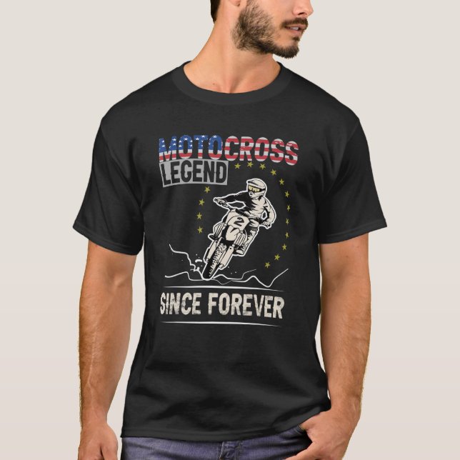 Enduro US Motocross Adventure T-Shirt (Vorderseite)