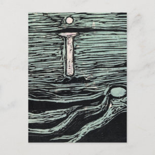 Endvard Munch Mystische Küste Postkarte