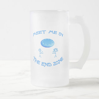 EndzoneFrisbee Mattglas Bierglas