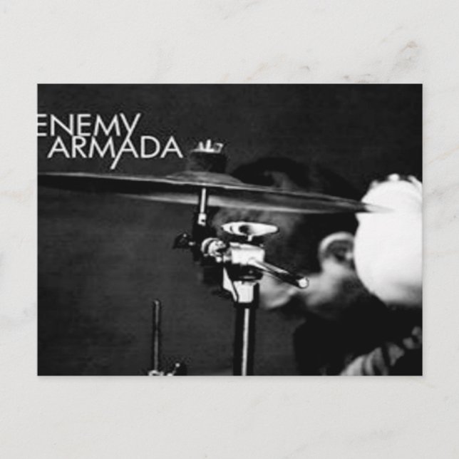Enemy Armada Post Card - David Henry Black Postkarte (Vorderseite)