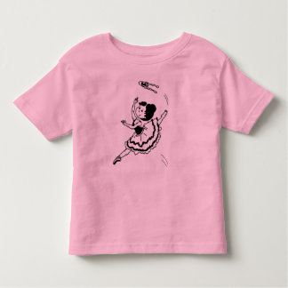 Energetic Ballerina Kleinkind T-shirt