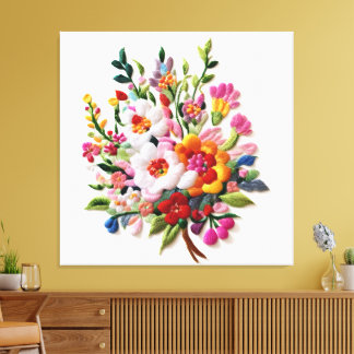 Energetic Bloom Wall Décor Sacred Geometry Art Leinwanddruck