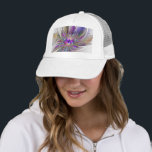 Energetic, Colorful Abstract Fractal Art Flower Truckerkappe<br><div class="desc">A multicolored powerful fantasy flower, 
unique floral fractal art.
Design for your trucker hat and more.</div>