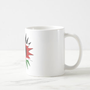 Energetic Kenyan National Flag Star Illustration Kaffeetasse