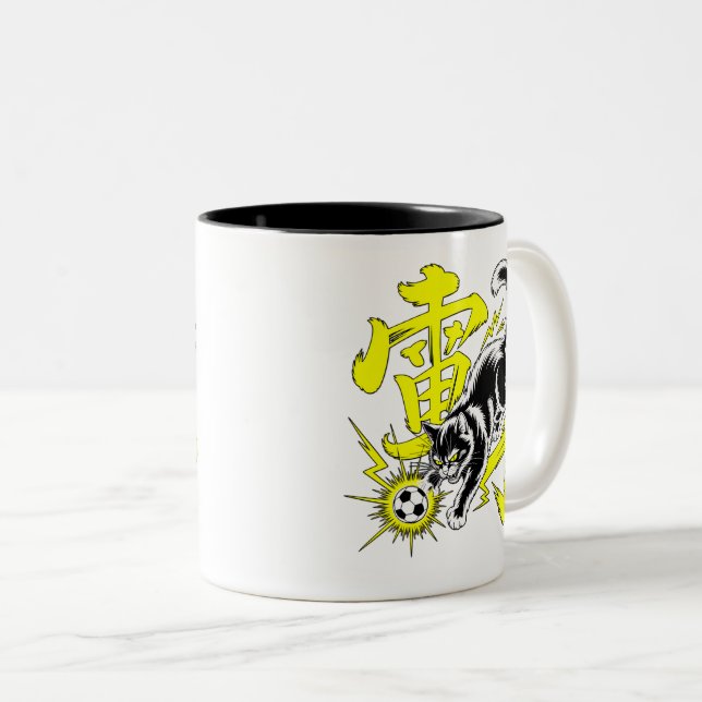    Energetic Thunder Cat Mugs Zweifarbige Tasse (VorderseiteRechts)